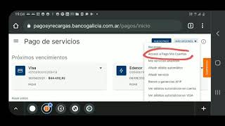 Acceder  Ingresar a pagomiscuentas desde homebanking Banco Galicia [upl. by Aisatnaf]