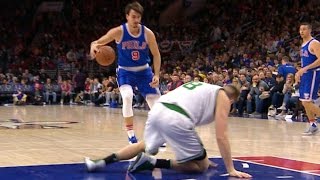 Dario Saric Drops Jerebko And Hits The Jumper Sick Ankle Breaker  120316 [upl. by Ahsetal664]