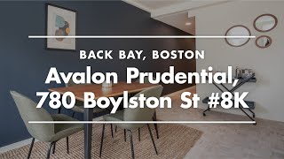 Boston Apartment Tour  Furnished Rental in Back Bay Boston [upl. by Strong]