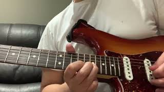 Desert Moon   Dennis DeYoung  guitar solo cover [upl. by Bethel757]