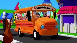 Ruote del bus  Canzone bambini  Filastrocca  Kids Song  The Bus Songs  Wheels On The Bus [upl. by Notsle]