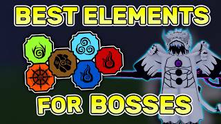 WORST TO BEST Elements For PVE Giant Bosses  Shindo Life Element Tier List [upl. by Niatirb605]