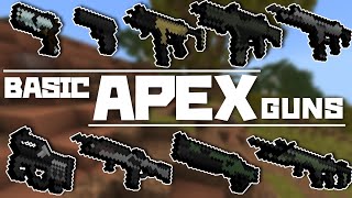 【BasicApexGuns V1】APEXの銃を追加するアドオン【統合版】 [upl. by Gigi366]