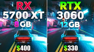 RTX 3060 vs RX 5700 XT  Test in 8 Games [upl. by Reinhard485]