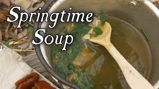 Springtime Soup Made With Wild Greens [upl. by Crowley562]