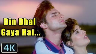 Din Dhal Gaya Hai Full 4K Video Song  Saif Ali Khan Twinkle Khanna  Dil Tera Diwana [upl. by Enortna]