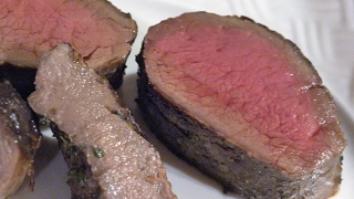 Venison Backstrap with Red Wine Pan Sauce Recipe [upl. by Bucky]