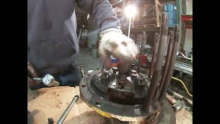 Clark Forklift C500 Brake System Rebuild Part 1 [upl. by Nnaesor]