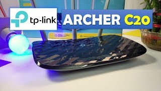 TPLink Archer C20 AC750 Wireless Router WiFi Speedtest [upl. by Ysteb]