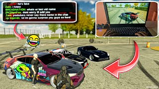 Drifting with my Laptop in Car Parking Multiplayer Trolled my Subscribers [upl. by Feliks209]