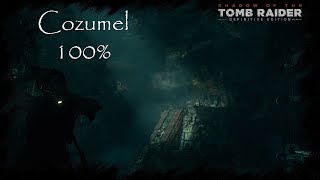 Shadow of Tomb Raider Completando 100  Cozumel PS4 Pro [upl. by Ilrahs]