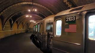 6 Train City Hall Loop Station  One of the original 28 stations of the New York City Subway [upl. by Ateuqahs]