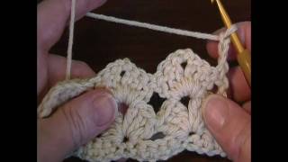 Simple Lacy Shell stitch [upl. by Secnarf]