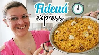 FIDEUÁ DE MARISCO FÁCIL Recetas de Verano Express [upl. by Ramsdell321]