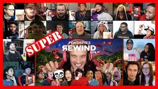 SUPER VERSION YouTube Rewind 2018 but its actually good REACTIONS MASHUP [upl. by Laurent]