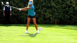 Natalie Gulbis  Driver Swing [upl. by Tine]