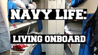 NAVY LIFE LIVING ONBOARD AN AIRCRAFT CARRIER [upl. by Atteram]