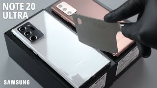 Samsung Galaxy Note 20 vs ULTRA UNBOXING 4K [upl. by Frechette]