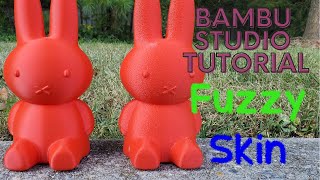 Bambu Studio Tutorial Fuzzy Skin [upl. by Ahteres]