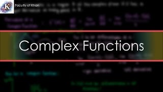 Introduction to Complex Functions [upl. by Aivatnohs]