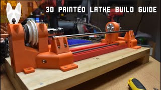 3D Printed Wood Lathe Build Guide [upl. by Crisey854]