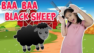 Baa Baa Black Sheep with Actions and Lyrics  ACTION SONG FOR KIDS  NURSERY RHYMES [upl. by Akirdnwahs593]