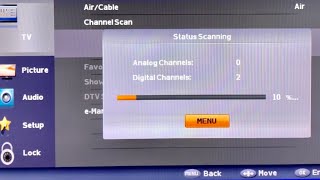 Haier TV  Run a channel scan Auto program for over the air antenna channels [upl. by Berte]