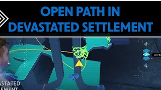 How to access open path in Devastated Settlement  Ambidexterity Perk  Star Wars Jedi Survivor [upl. by Gran]