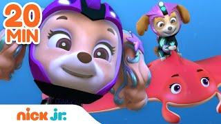 PAW Patrol Mighty Pups Charge Up w Skye Rubble amp Marshall  2 Hour Compilation  Nick Jr [upl. by Pollyanna]