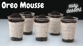 Oreo Mousse  Chocolate Oreo mousse Easy Dessert Recipe [upl. by Hi460]