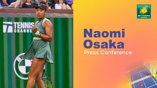 Naomi Osaka Press Conference March 9th  Indian Wells 2024 [upl. by Anilram]