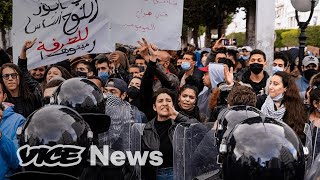 Why Tunisians Are Back On the Streets Again 10 Years After the Arab Spring  A Decade of Spring [upl. by Ahsiekahs862]