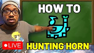 Teaching You How To HUNTING HORN In MHW Iceborne LIVE  Answering All Questions [upl. by Leonhard]