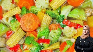 Vegetable ChopSuey  Restaurant Style Perfect Chop Suey Recipe [upl. by Ander]