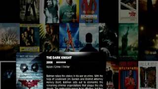 XBox Media Center XBMC with Media Stream Skin Demonstration  Quick [upl. by Namhar]