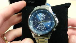 Seiko 7T92 Analogue Chronograph Watch  Review [upl. by Dorise227]