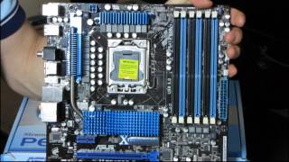 ASUS P6X58DE Core i7 Extreme Crossfire SLI Motherboard Unboxing amp First Look Linus Tech Tips [upl. by Yelssew474]