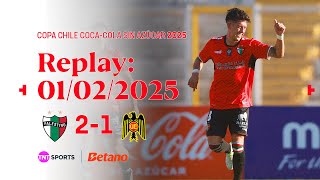 TNT Sports Replay  Palestino 2  1 Unión Española  Copa Chile Coca Cola Sin Azúcar 2025 [upl. by Retsub32]