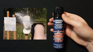 Pepper Enforcement Foam Pepper Spray  Tested and Reviewed [upl. by Yentirb]