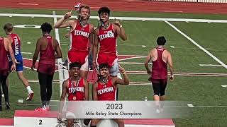 Texhoma Red Devils Mile Relay 2023 [upl. by Jaquenette5]