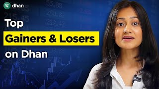 Top Gainers and Losers on Dhan Explained [upl. by Eilasor419]