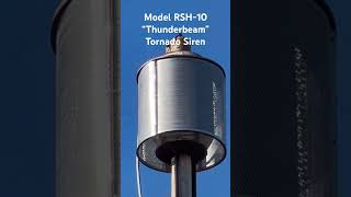 Federal Signal RSH10 “Thunderbeam” Tornado Siren Test [upl. by Windzer]