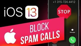 iOS 13 How to Block Unknown and Spam Calls on iPhone  How to Silence Unknown Callers on iPhone [upl. by Handbook]