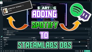 How To Add Spotify To Streamlabs OBS In Less Than 5 Minutes  Twitch amp Mixer Streaming Guide [upl. by Yarod]