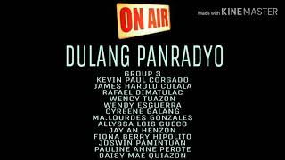 DULANG PANRADYO [upl. by Oinotnas]