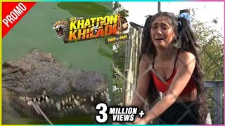 Shivangi Gets New Task Of Feeding Crocodiles  Khatron Ke Khiladi 12 [upl. by Enait]