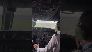 Landing into Krakow Airport Poland 🇵🇱 737800 Cockpit View aviation Krakow poland EPKK [upl. by Middendorf]