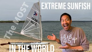 Sunfish Sailing  THE Most EXTREME Sunfish Sailboat in the WORLD [upl. by Laurentium]