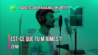 Estce que tu maimes   Gims  ZERØ Cover  with LYRICS [upl. by Attlee]