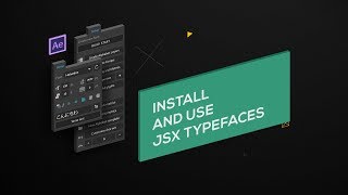 Font Manager  JSX Typefaces tutorial [upl. by Derk]